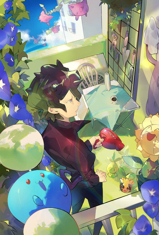 hoppip-jumpluff-petilil-sunflora-sunkern