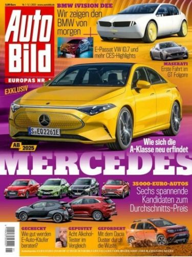 Cover: Auto Bild Magazin No 01 vom 05  Januar 2023