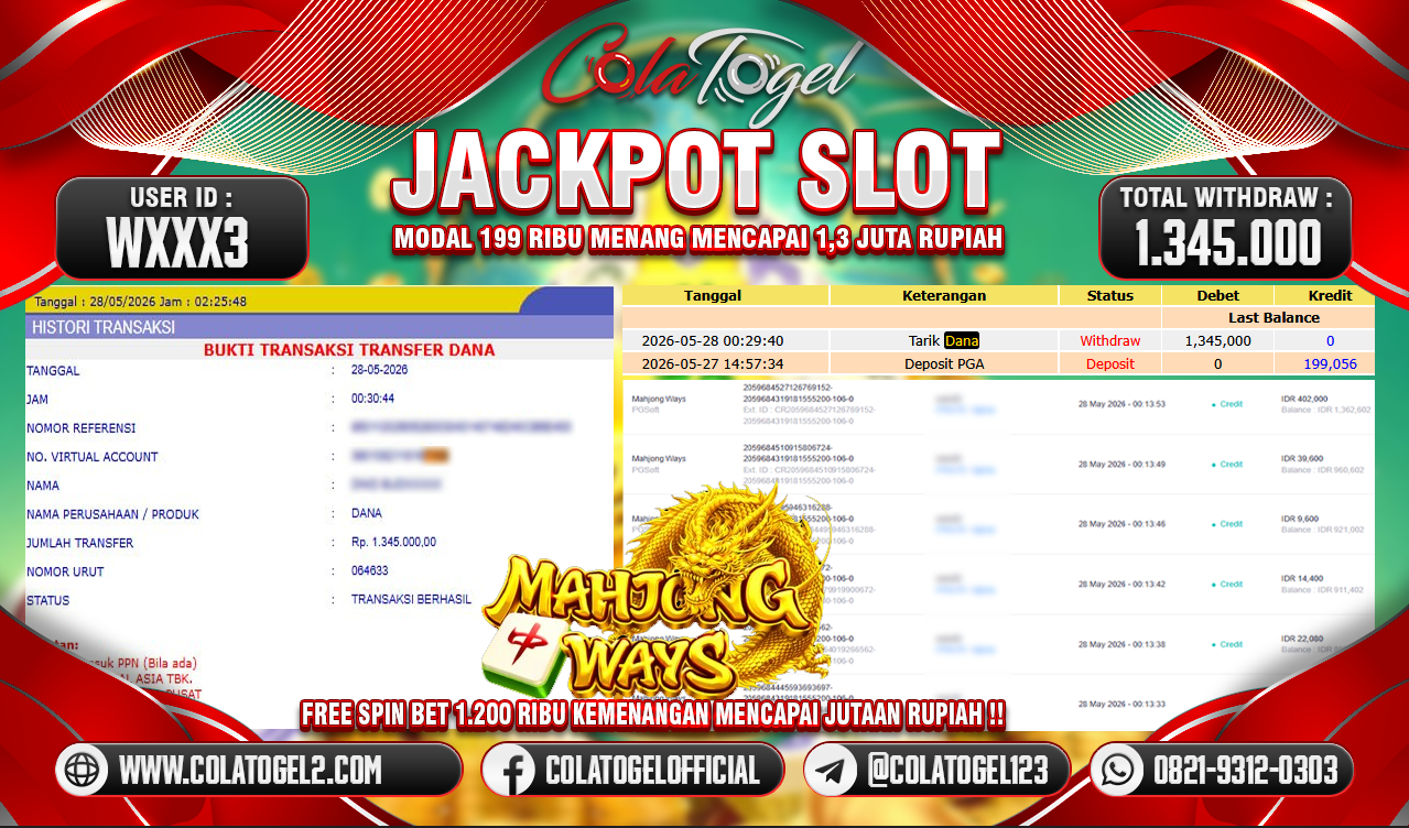 JACKPOT SLOT GACOR!!