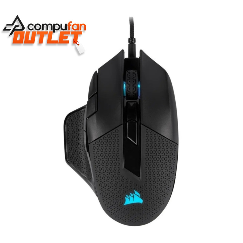 OUTLET - Mouse Gamer De Juego Corsair Nightsword Rgb Black