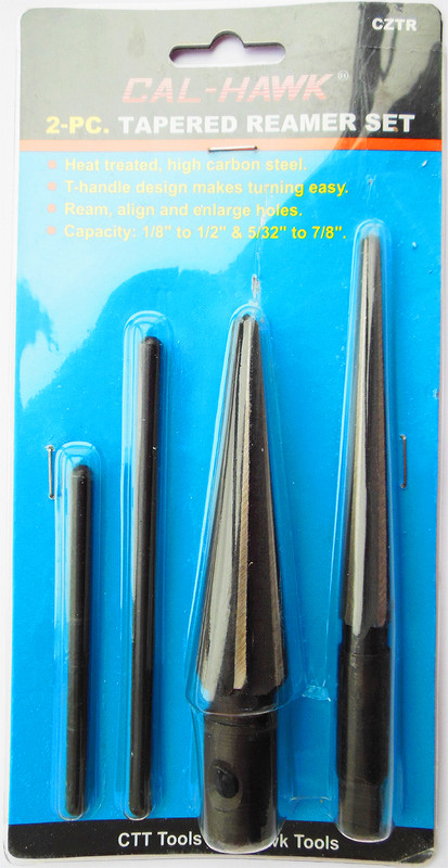 cztr cal hawk tools 2 pc tapered reamer set