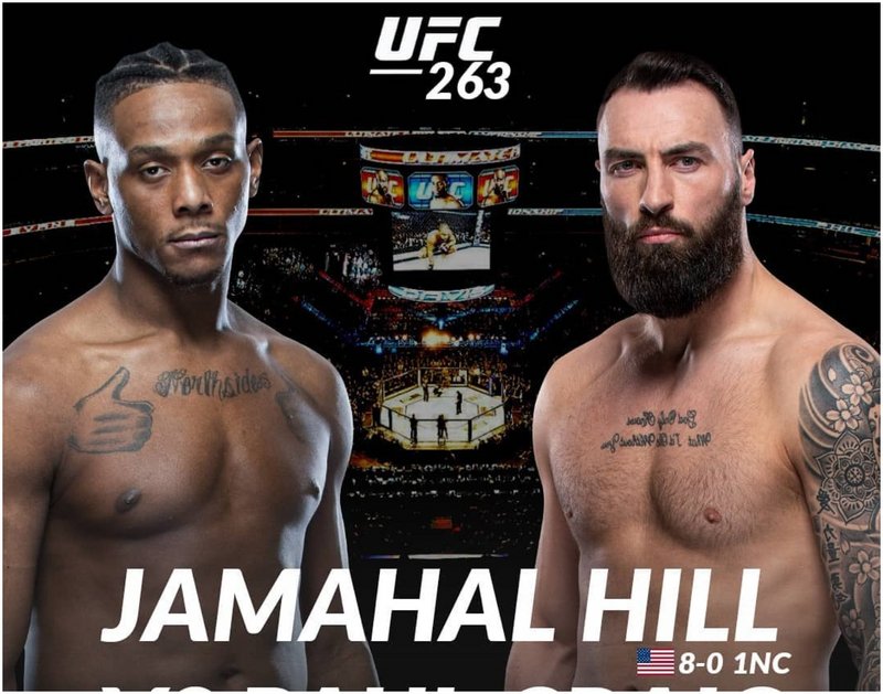 Пол Крейг срещу Джамахал Хил на UFC 263 