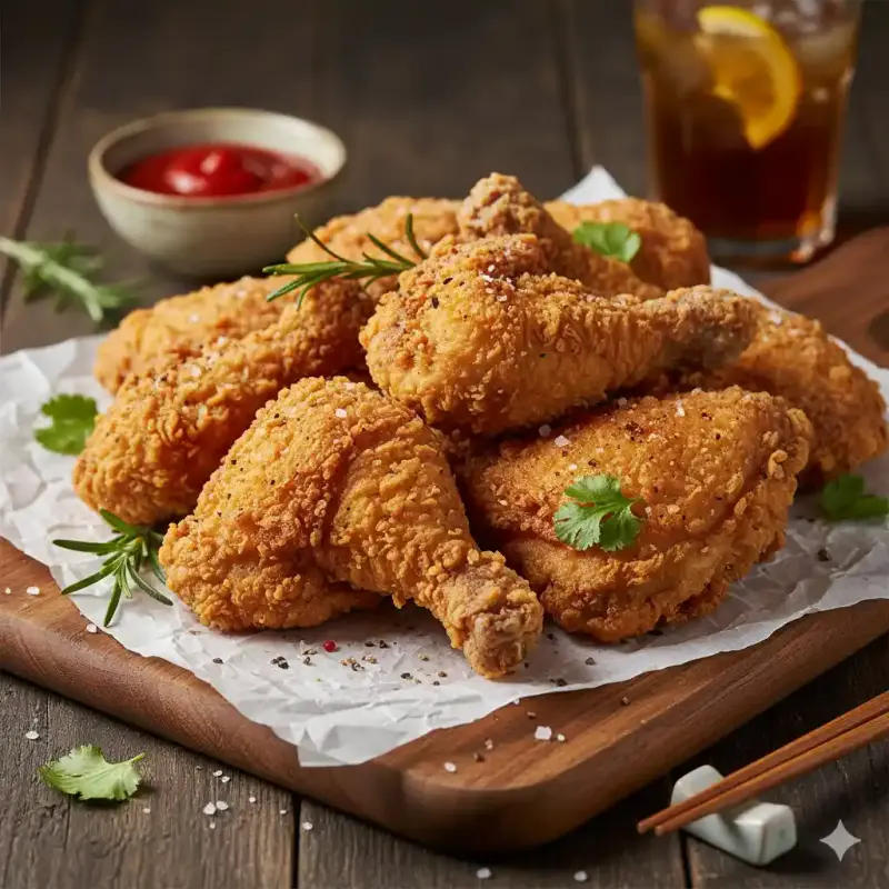 Crunchy Fried Chicken