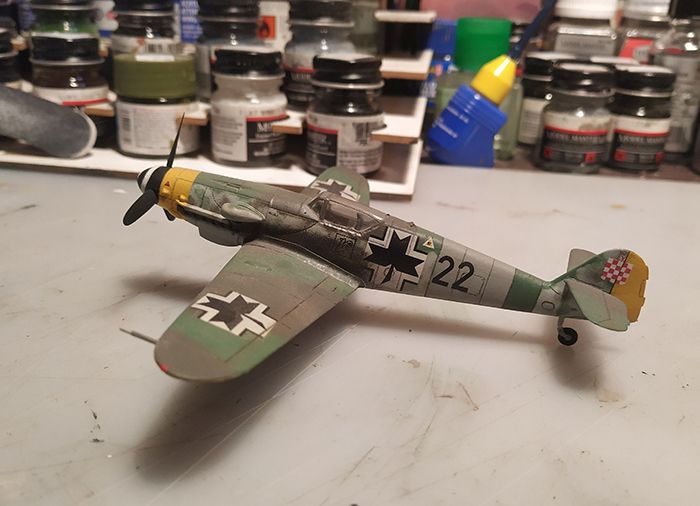 Bf-109G 2.Lj, Hasegawa i Revell 1/72 IMG-20200928-115110