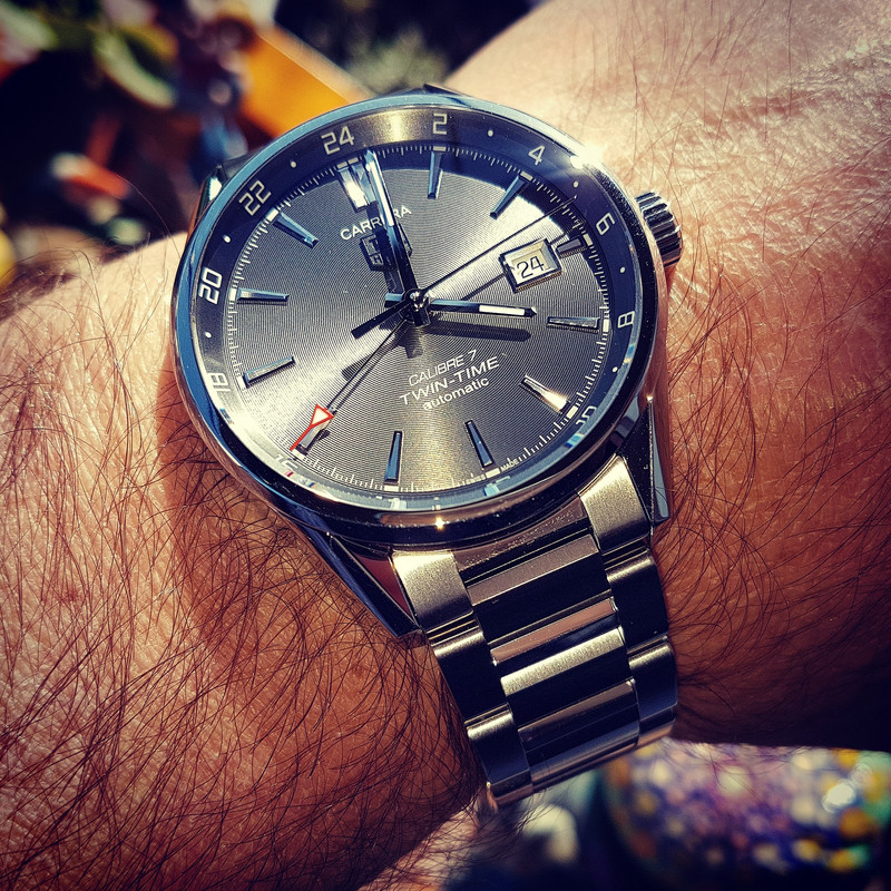 Tag Heuer Carrera Twin Time 41mm Caliber 7 WAR2012620 (1)