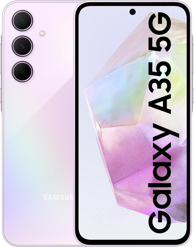 Samsung Galaxy A35 5G, 8GB Ram, 128GB Storage, Awesome Lilac, Smartphone