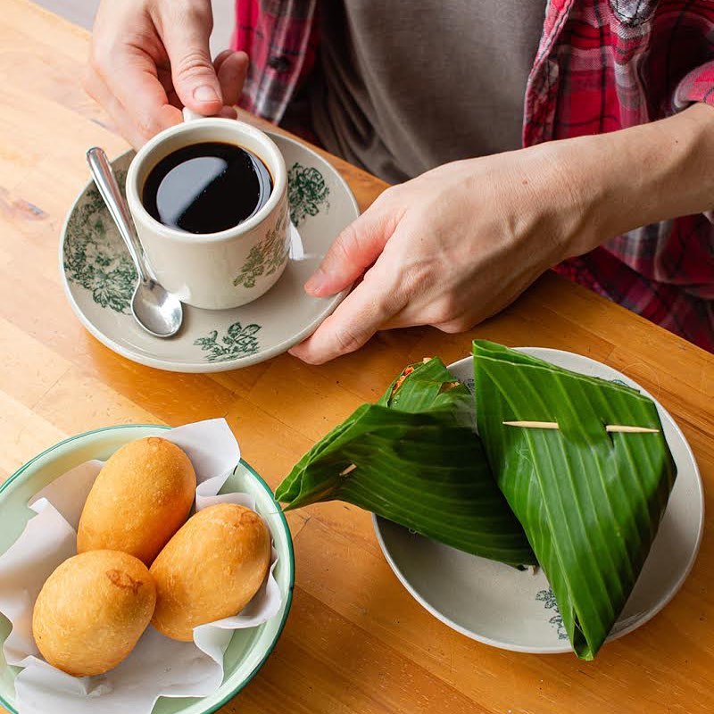 Anambas Kopitiam Palm Spring, tempat sarapan enak di Batam.