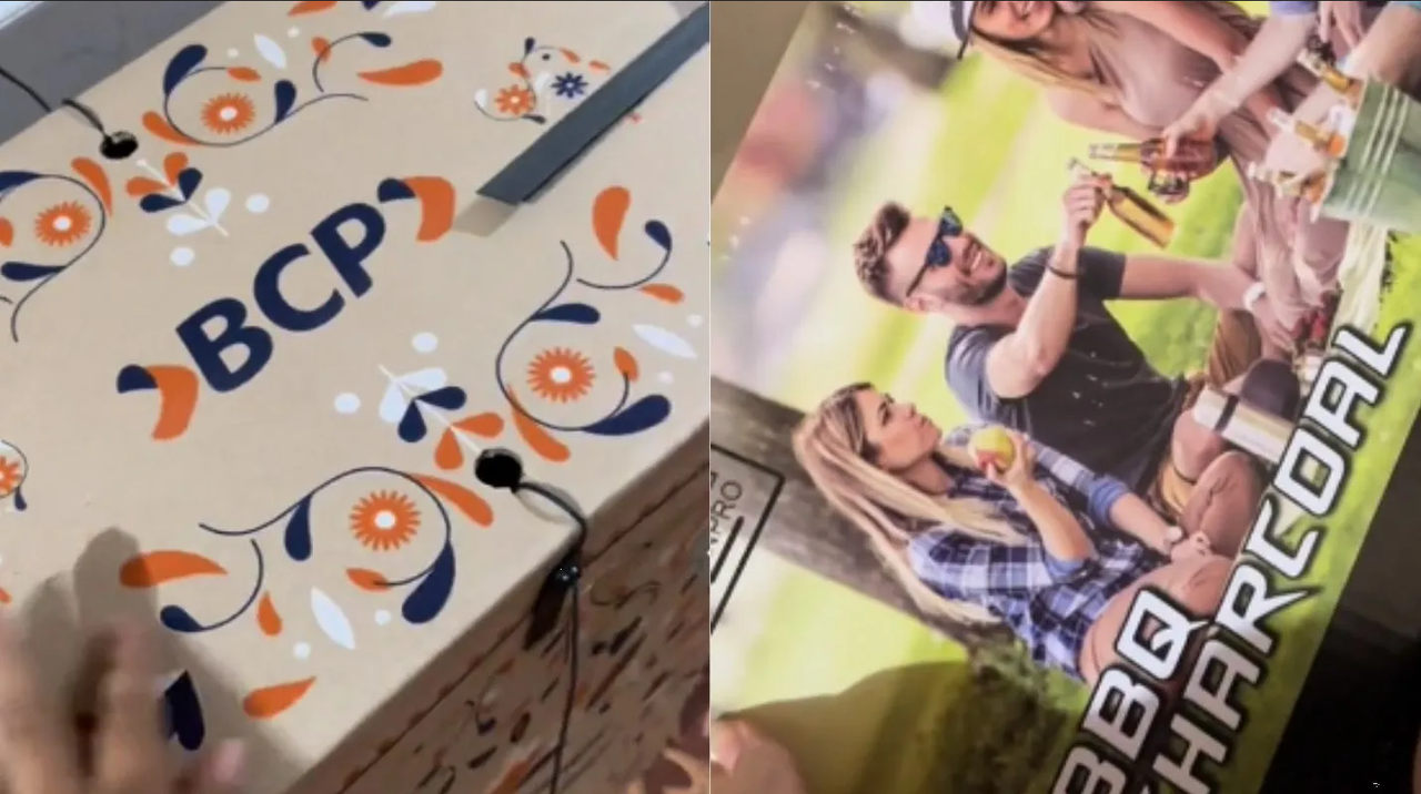 Unboxing de canasta navideña se hace viral en Tiktok