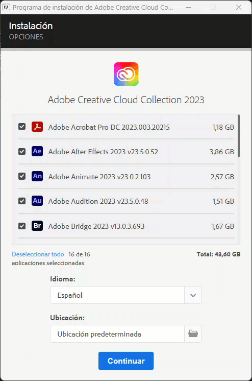 Adobe Master Collection CC 2023 [Update 07.07.2023][Multilenguaje Español] 08-09-2023-13-24-13