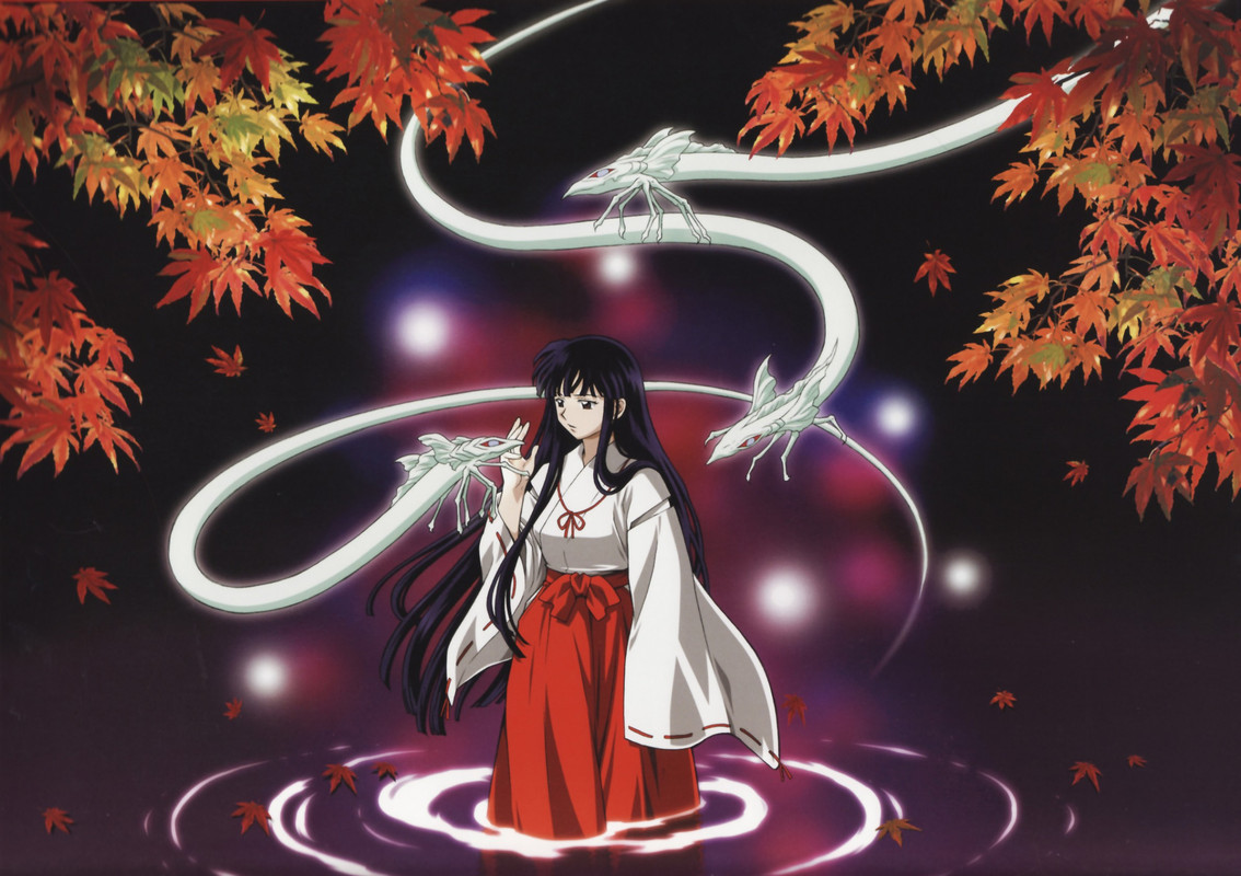 Hình vẽ Kikyou, Kagome, Sango bộ Inuyasha Kikyo._Inu_Yasha_.full.42922