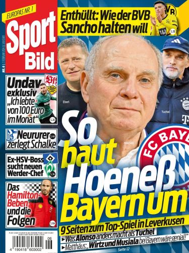 Cover: Sport Bild Magazin No 06 vom 07  Februar 2024