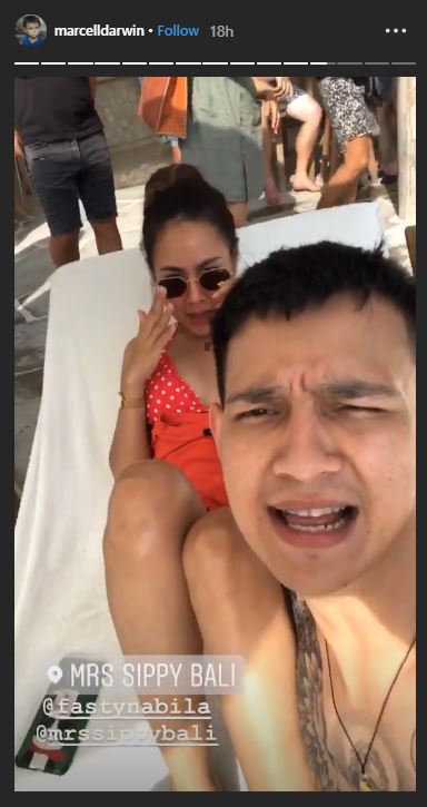 Honeymoon Marcell Darwin dan Nabila Faisal