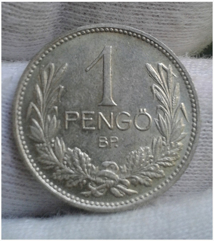 HUNGRIA. 1 pengo de plata de 1.937 Polish-20200718-223954170-4