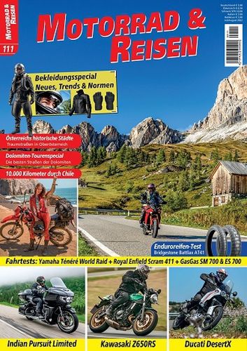 Cover: Motorrad und Reisen Magazin No 111 Juli-August 2022 Cover: Motorrad und Reisen Magazin No 111 Juli-August 2022