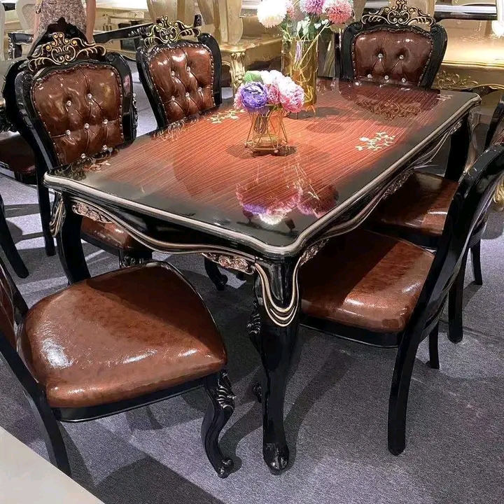 6-seater dining set in Lagos — Vbest Luxury Interiors