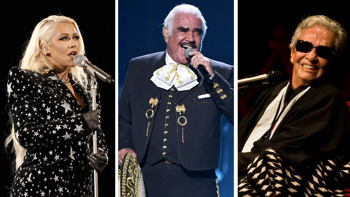Christina Aguilera rinde homenaje a Vicente Fernández en su nuevo disco