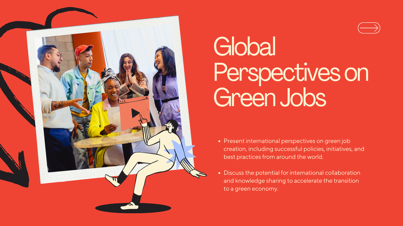 Orange and Beige Playful Illustration Sustainable Business Presentation