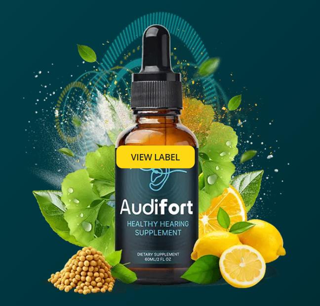 Audifort supplement bottles