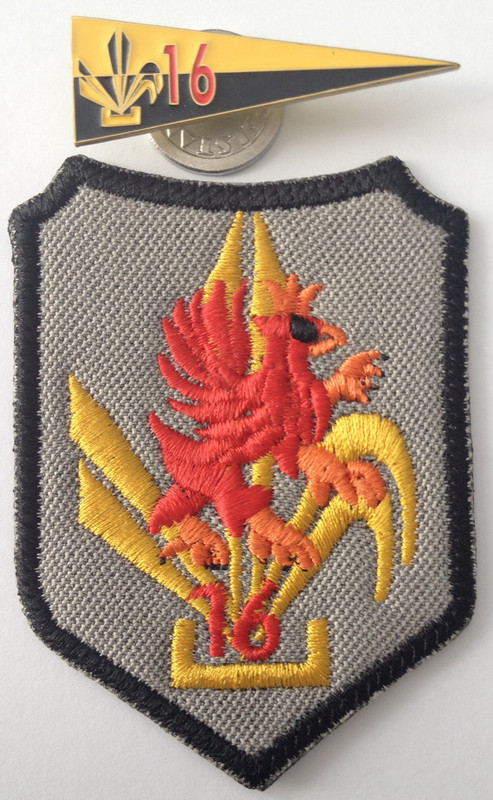 16 химическая рота (Нашивка и знак)