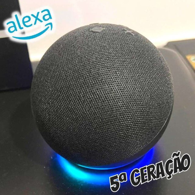 Smart Speaker Amazon Echo Dot 5ª Geração com Alexa – Preta