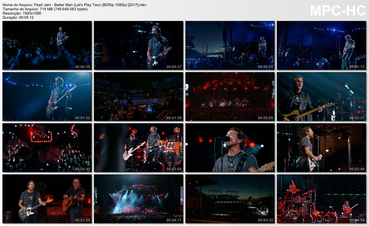 Pearl Jam - Better Man (Let's Play Two) (BDRip 1080p) [2017]