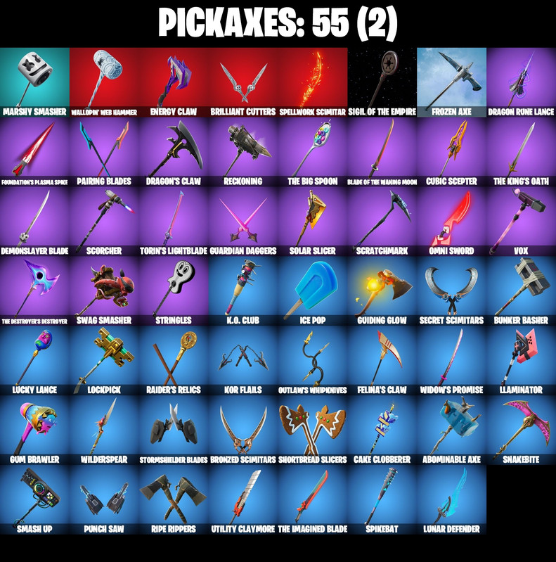 pickaxes comp