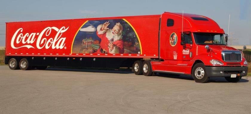 Интересные факты о красном Рождественском грузовике Coca-Cola Интересные факты о красном Рождественском грузовике Coca-Cola