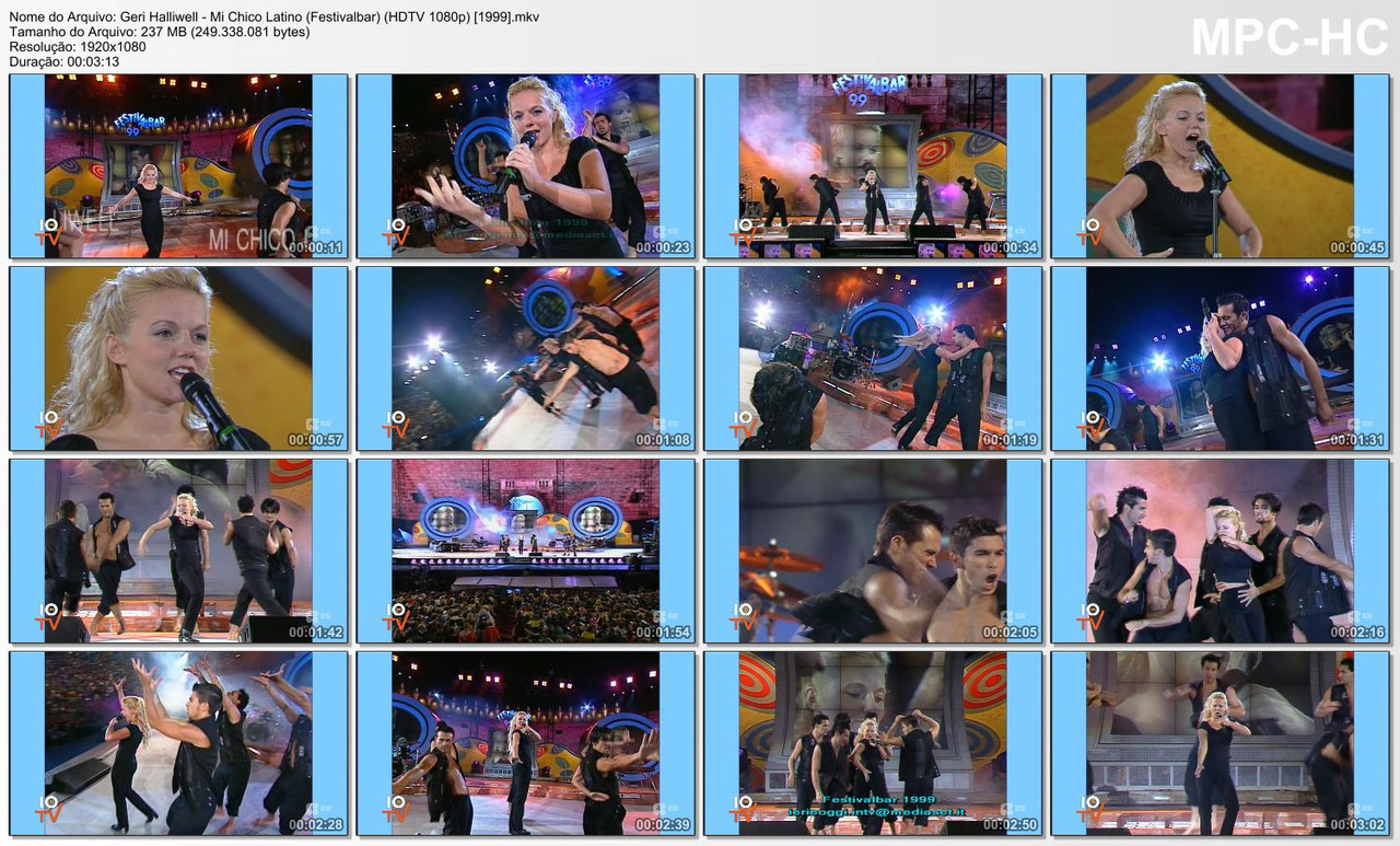 Geri Halliwell - Mi Chico Latino (Festivalbar) (HDTV 1080p) [07.09.1999]