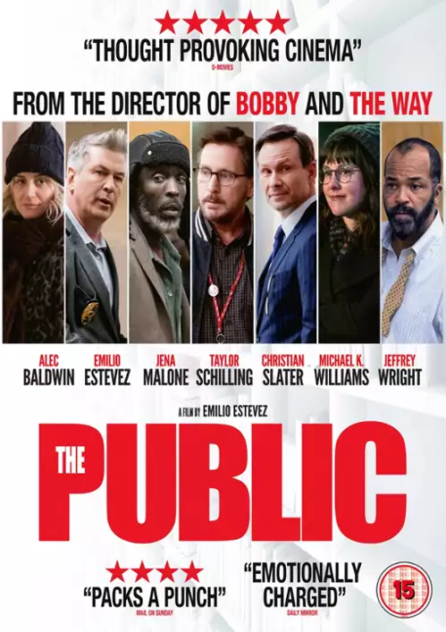 Nieposłuszni / The Public (2018) PL.1080p.BDRip.H264-wasik / Lektor PL