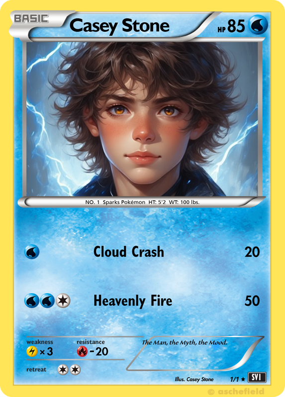 Casey Stone Pokemon Card