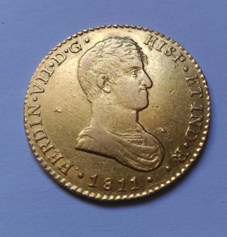 2 Escudos 1811. Fernando VII . Cádiz. CI IMG-20190201-120208