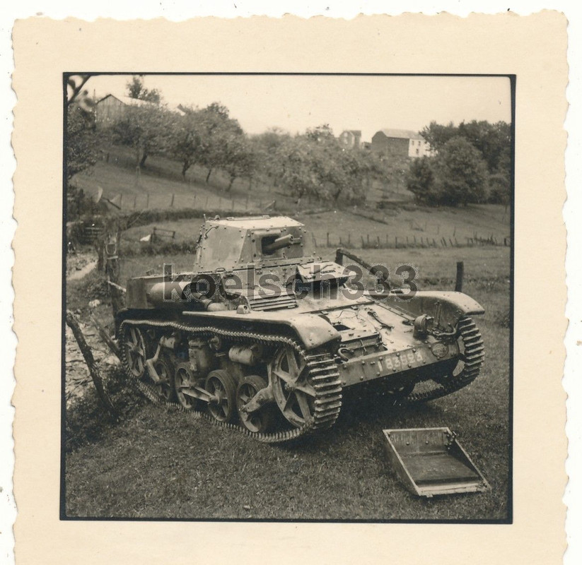 Monceau französischer Renault AMR 33 Beute Panze