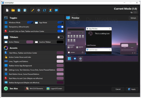 WinPaletter v1.0.4.1