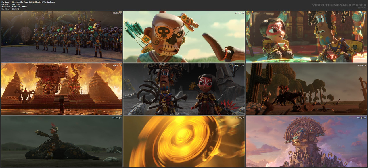 Maya and the Three S01E04 Chapter 4 The Skull.mkv