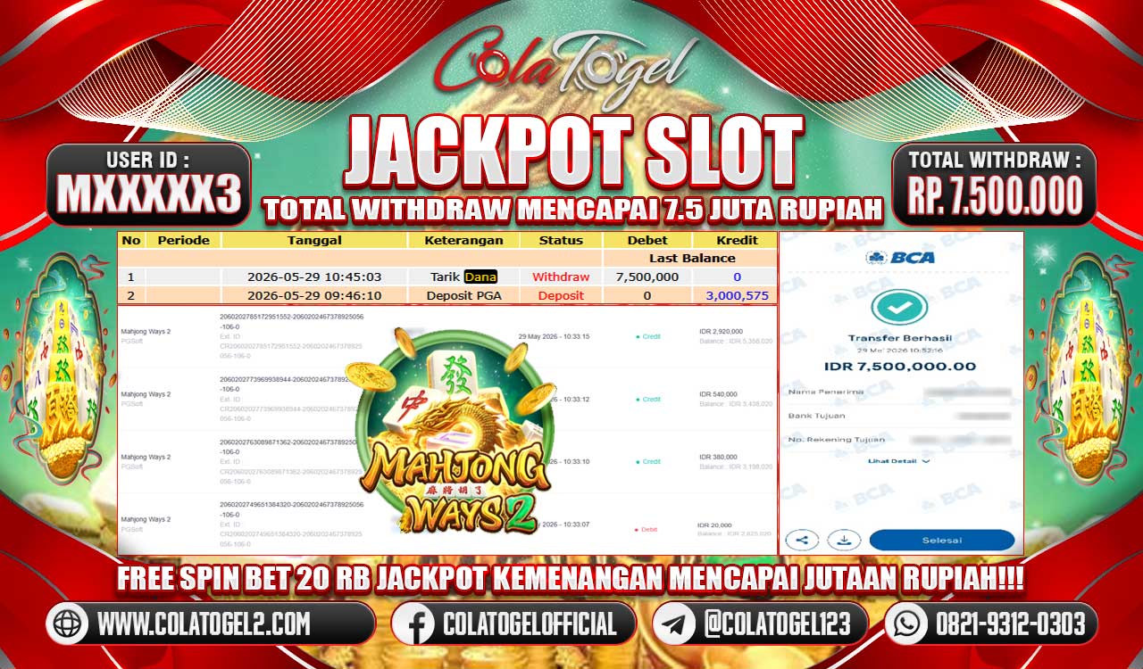 JACKPOT SLOT GACOR!!
