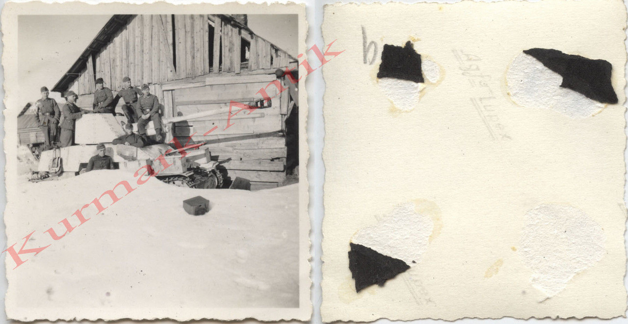 Foto Wehrmacht Russland Panzer Jäger PAK Marder 