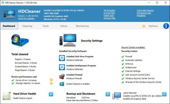 HDCleaner 1.272 Multilingual HDCleaner 1.272 Multilingual