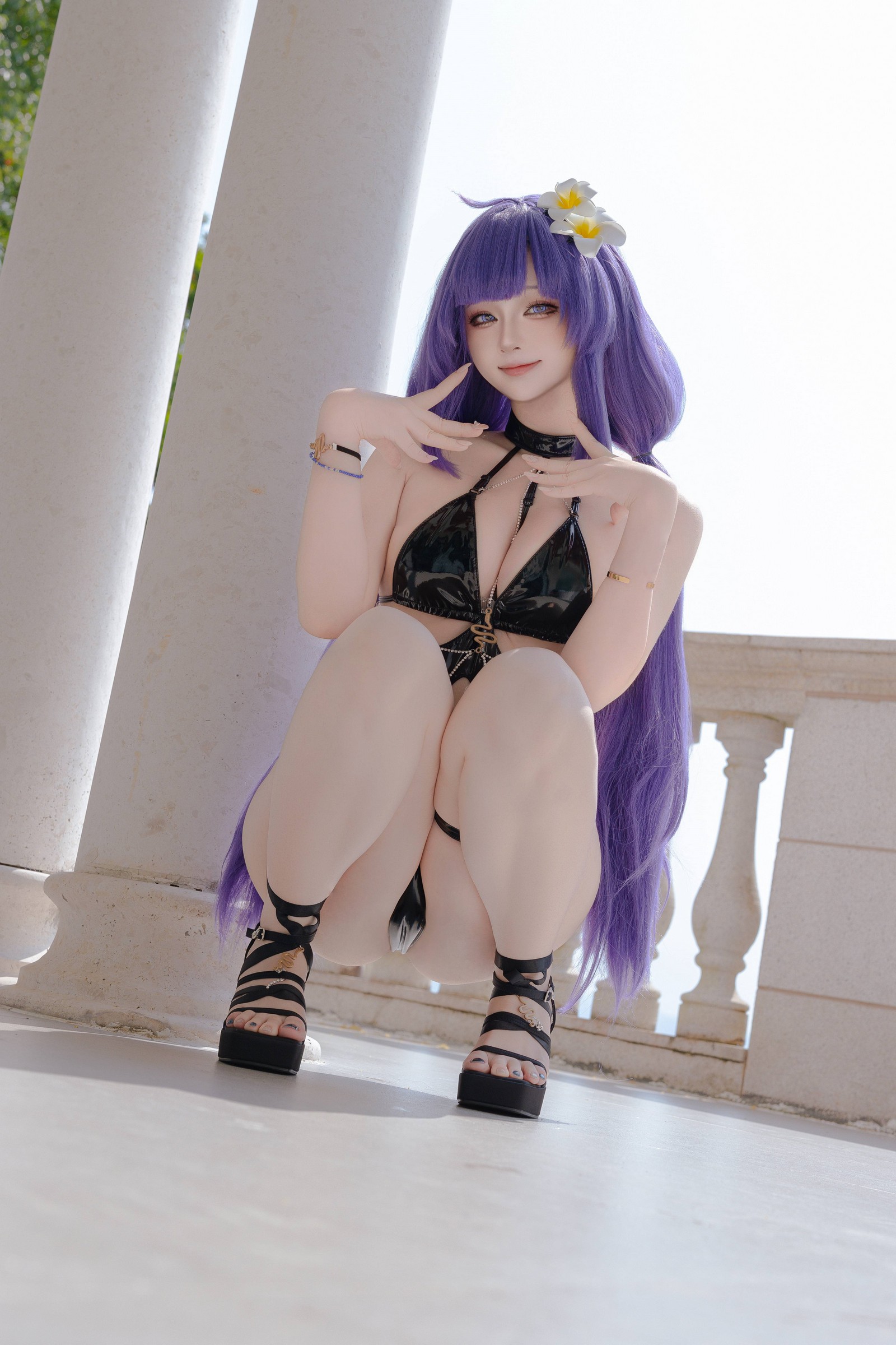 屿鱼 Yuyu Mogador 水着 Cosplay 写真图集（81P｜240MB）插图5