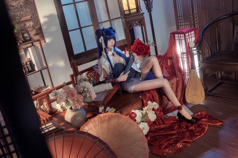 艾西Aiwest 伊吹新年旗袍Cosplay写真图集 新年主题高清图集 35P (396.8M)插图2