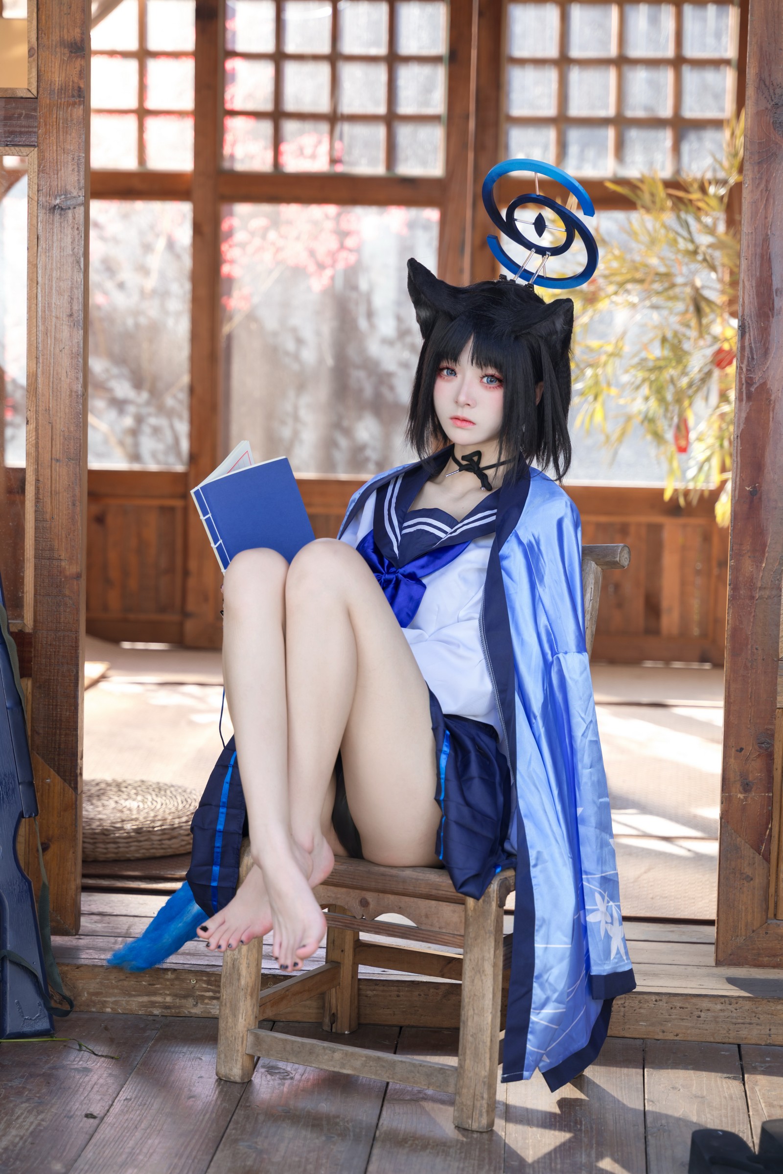 九柒喵 – 桐生桔梗 Cos 高清大合集（88P-470MB）和风旗袍写真插图2