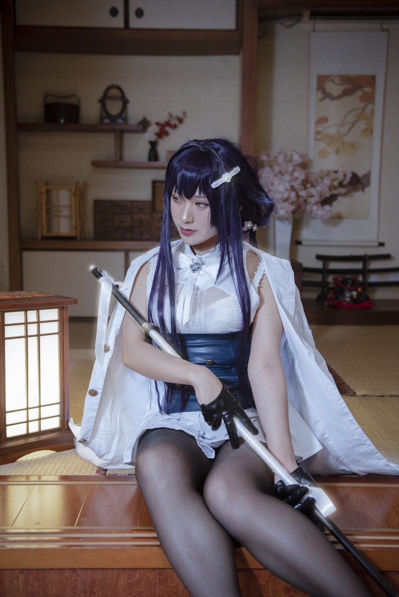 柘烟Zuken 吾妻 原皮 Cosplay（Azur Lane Azuma）写真集【23P｜204.3MB】插图2