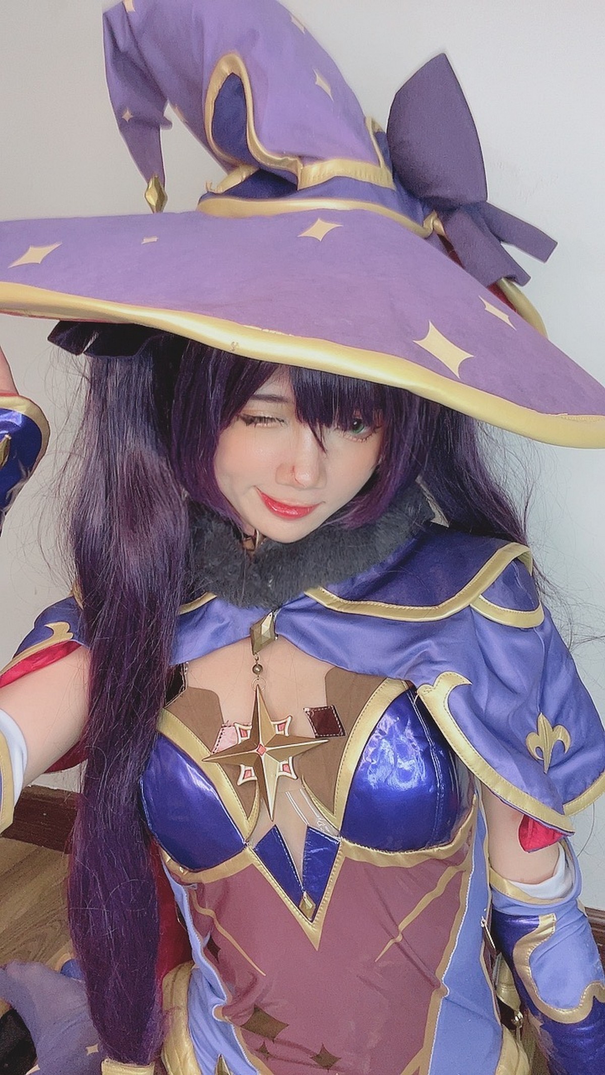 PoppaChan Mona Cosplay (Genshin Impact) HD Set – 53 Photos 20MB插图8