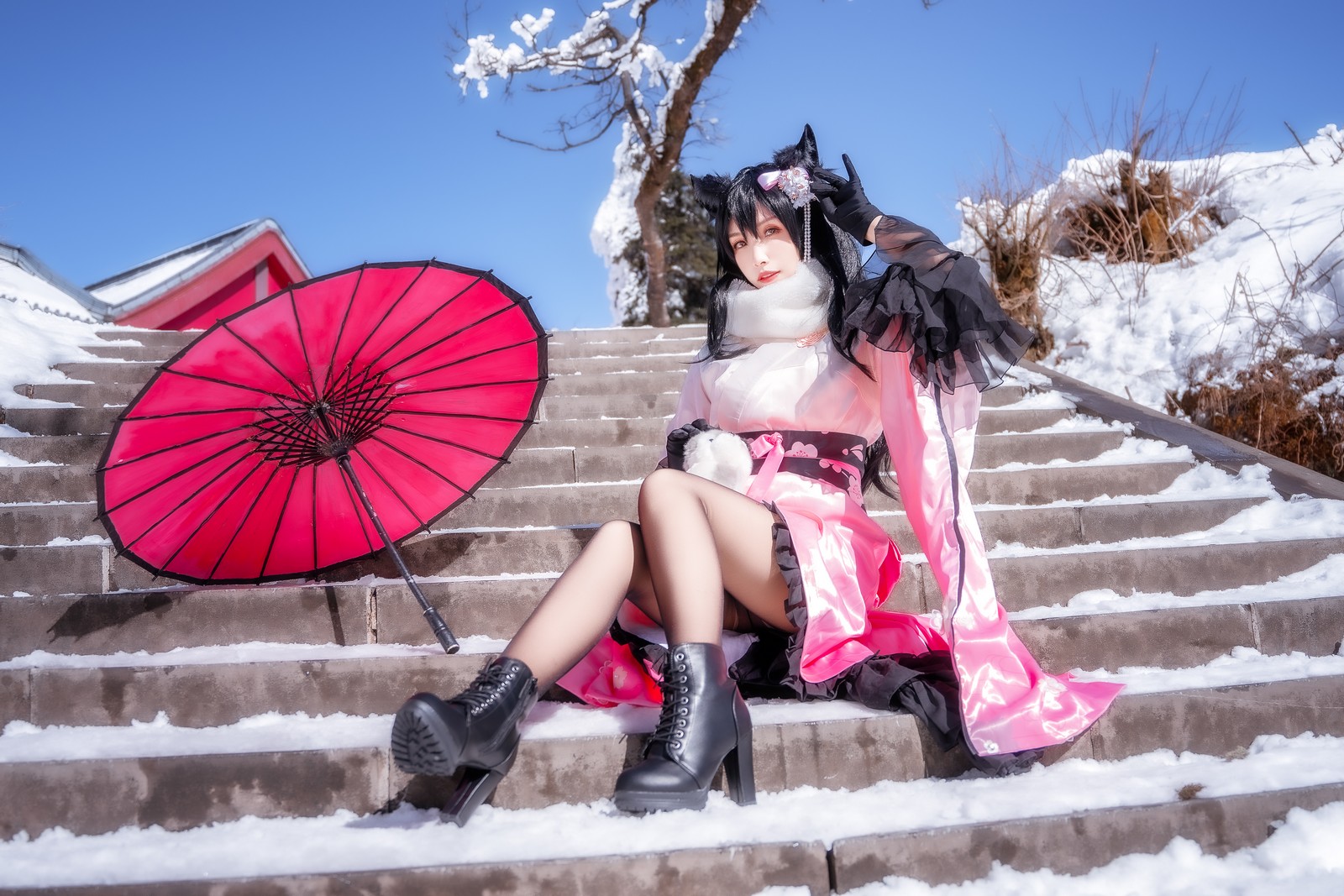 Neko-薇薇 爱宕和服 Cosplay 写真合集｜超清大图（45P｜453MB）插图5