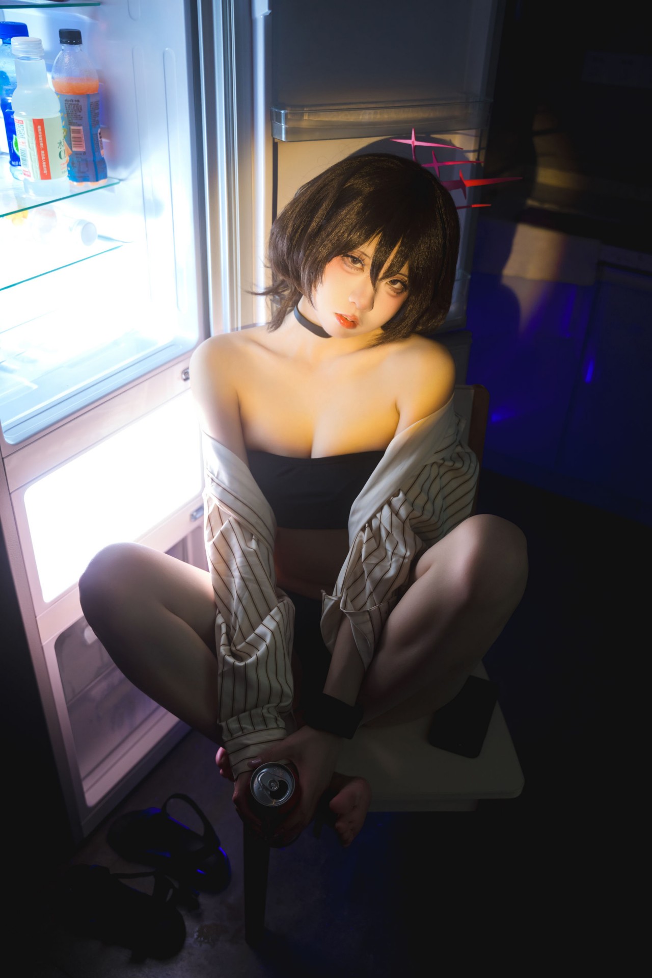 纸悦etsu_ko《美咲泳装》作品写真，好看的抹胸小美女插图4