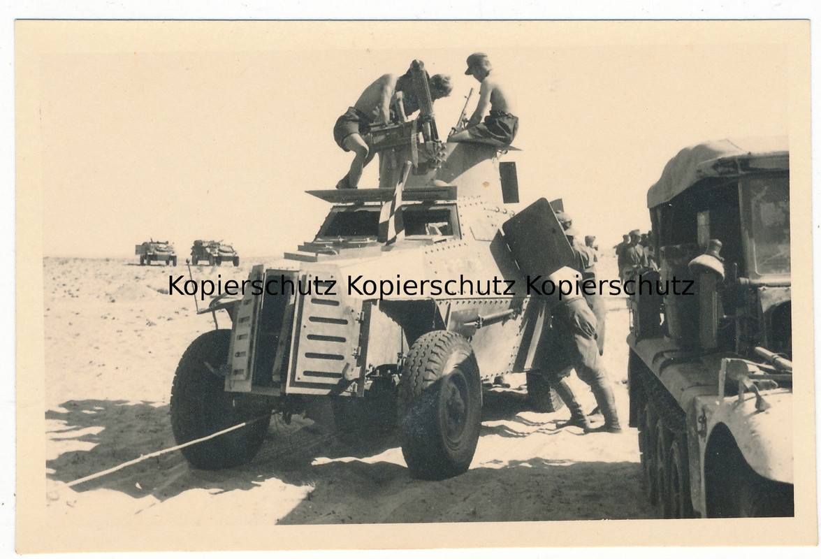 DAK Afrikakorps Afrika Panzer Italien Spähwagen 