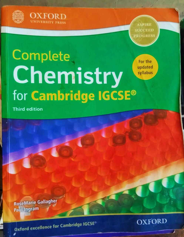 Complete Chemistry for Cambridge IGCSE Third edition