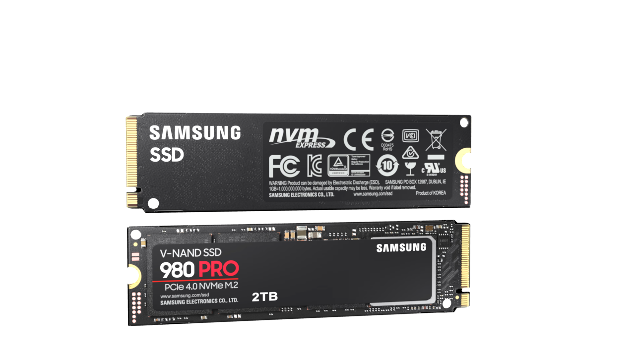 Samsung V-Nand 980PRO 2TB Pcie4.0 Nvme M2 Ssd