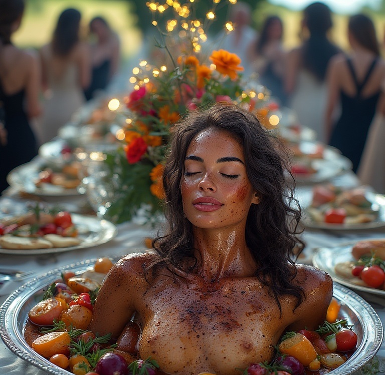 Garden wedding wom served Blackh 0 26