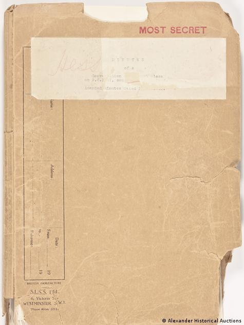 Los documentos que habrían pertenecido a Hess