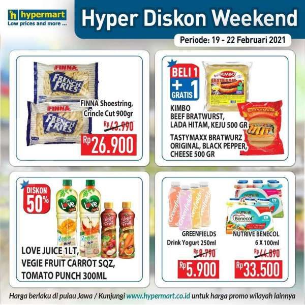 Katalog Promo Hypermart 19-22 Februari 2021